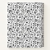 Carnet Motif musical (Dos)