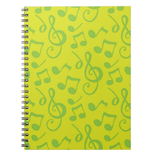 Carnet Motif musical (Devant)
