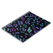 Carnet Motif musical (Côté gauche)