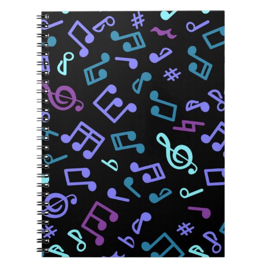 Carnet Motif musical (Devant)