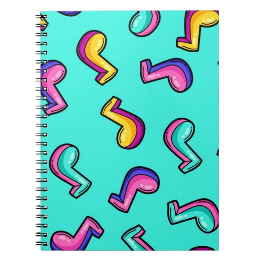 Carnet Motif musical (Devant)