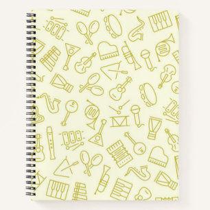 Carnet Motif musical
