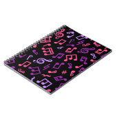 Carnet Motif musical (Côté gauche)