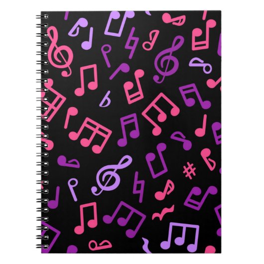 Carnet Motif musical (Devant)