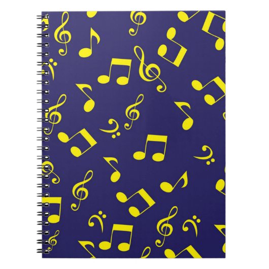 Carnet Motif musical (Devant)