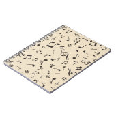 Carnet Motif musical (Côté gauche)