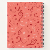 Carnet Motif musical (Dos)