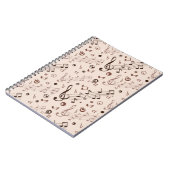 Carnet Motif musical (Côté gauche)