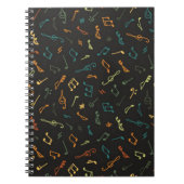 Carnet Motif musical (Devant)