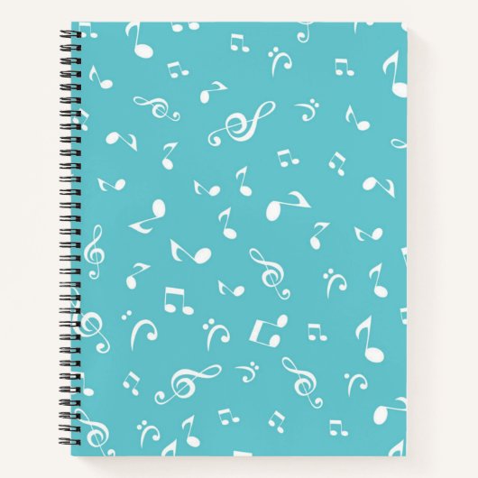 Carnet Motif musical (Devant)