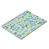 Carnet Motif musical (Côté gauche)