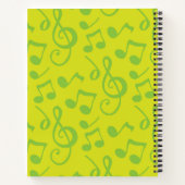 Carnet Motif musical (Dos)