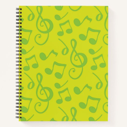 Carnet Motif musical (Devant)