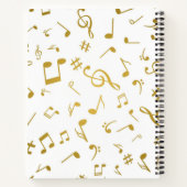 Carnet Motif musical (Dos)