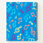 Carnet Motif musical (Dos)