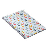 Carnet Motif nautique avec Ancres (Côté Droit)