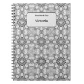 Carnet Motif noir&blanc (Devant)