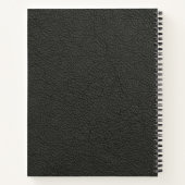 Carnet Motif noir coloré Snakeskin (Dos)