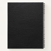 Carnet Motif noir coloré Snakeskin (Dos)