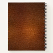 Carnet Motif noir coloré Snakeskin (Dos)