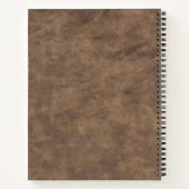 Carnet Motif noir coloré Snakeskin (Dos)