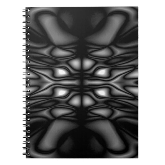 Carnet Motif noir et blanc (Devant)
