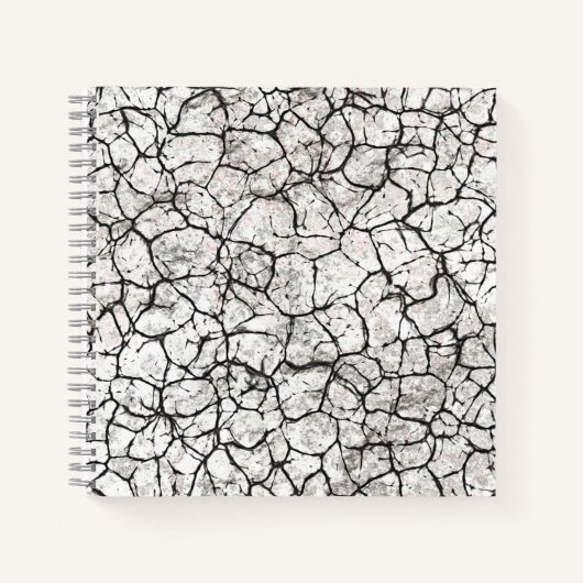 Carnet Motif numérique marbre fissuré (Devant)