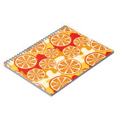 Carnet Motif orange (Côté gauche)
