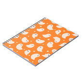 Carnet Motif Orange Fantôme Gribouillé (Côté gauche)