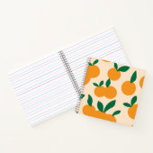 Carnet Motif Oranges De Fruits Citriques De Style Moderne (Intérieur)