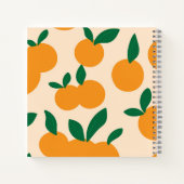 Carnet Motif Oranges De Fruits Citriques De Style Moderne (Dos)