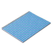 Carnet Motif orchidées bleues (Côté gauche)