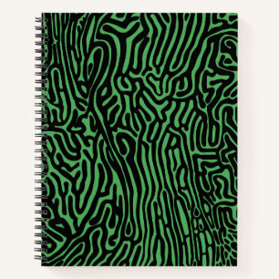 Carnet motif organique fond abstrait texture nature
