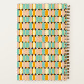 Carnet Motif Ovales du Moyen-siècle rétro (Verso)