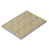 Carnet Motif Paisley. (Côté gauche)