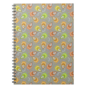 Carnet Motif Paisley.