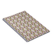 Carnet Motif Paisley Design Arrière - plan (Côté Droit)
