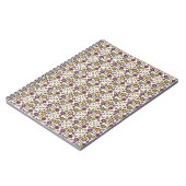 Carnet Motif Paisley Design Arrière - plan (Côté gauche)