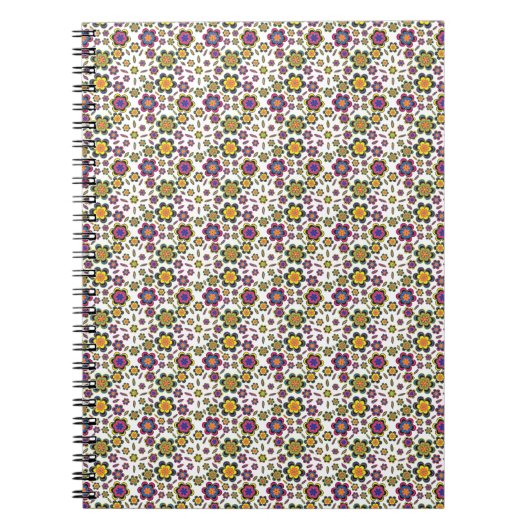 Carnet Motif Paisley Design Arrière - plan (Devant)