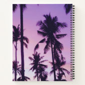 Carnet Motif palmier (Dos)