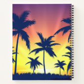 Carnet Motif palmier (Dos)