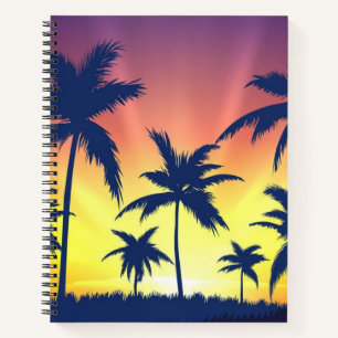 Carnet Motif palmier