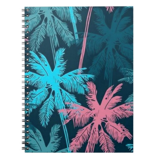 Carnet Motif palmier (Devant)
