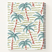 Carnet Motif palmier (Dos)