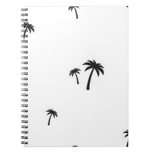 Carnet Motif palmier (Devant)