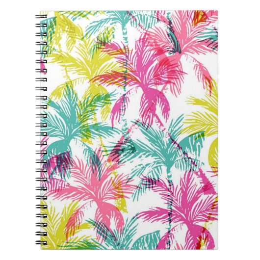 Carnet Motif palmier (Devant)