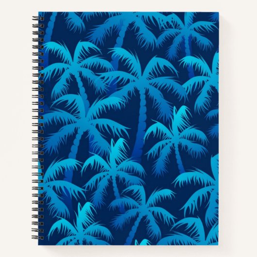 Carnet Motif palmier (Devant)