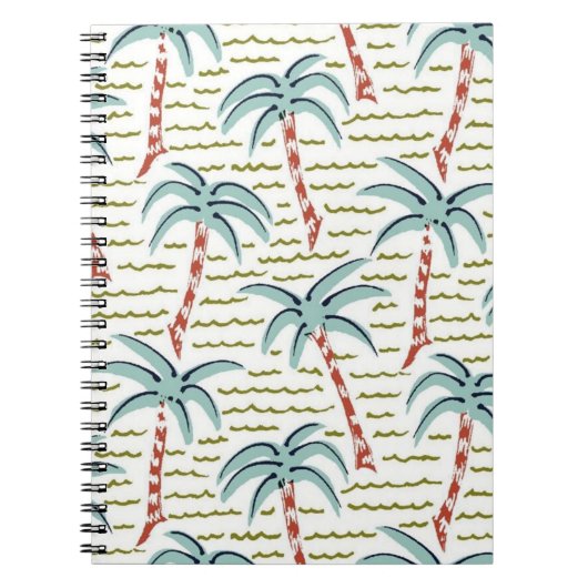 Carnet Motif palmier (Devant)