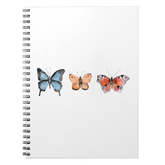 Carnet Motif papillon (Devant)