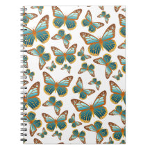 Motif papillon bleu dégradé